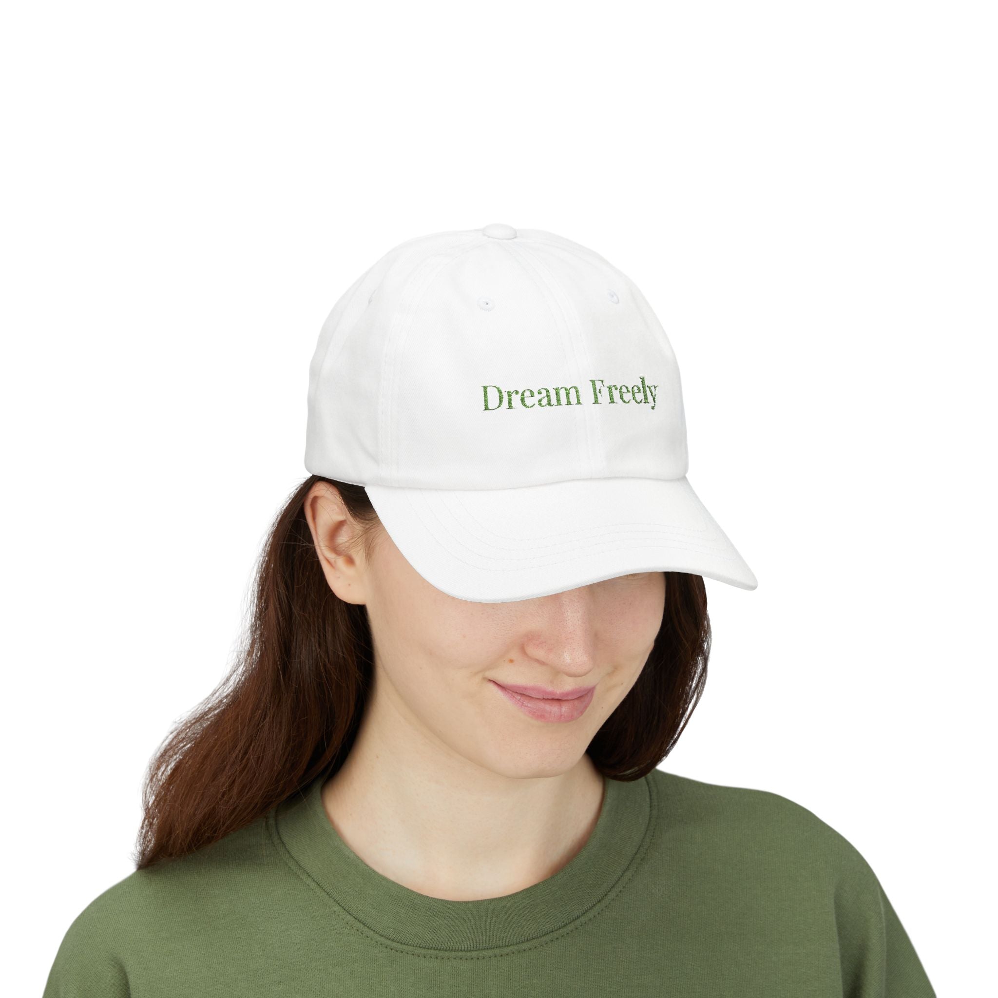 Dream Freely Baseball Cap, Inspirational Cap, Adjustable Baseball Hat, Fashionable Headwear