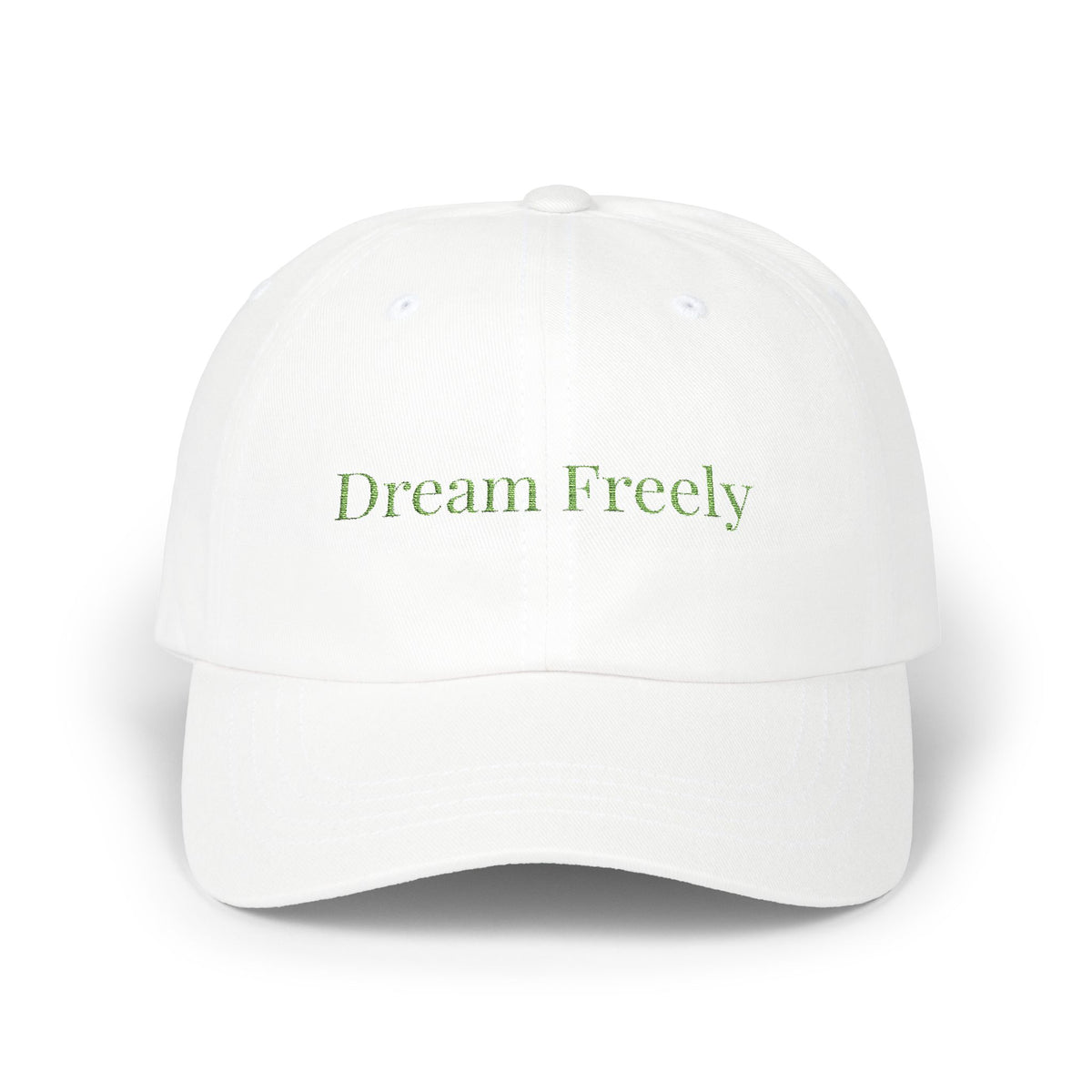 Dream Freely Baseball Cap, Inspirational Cap, Adjustable Baseball Hat, Fashionable Headwear