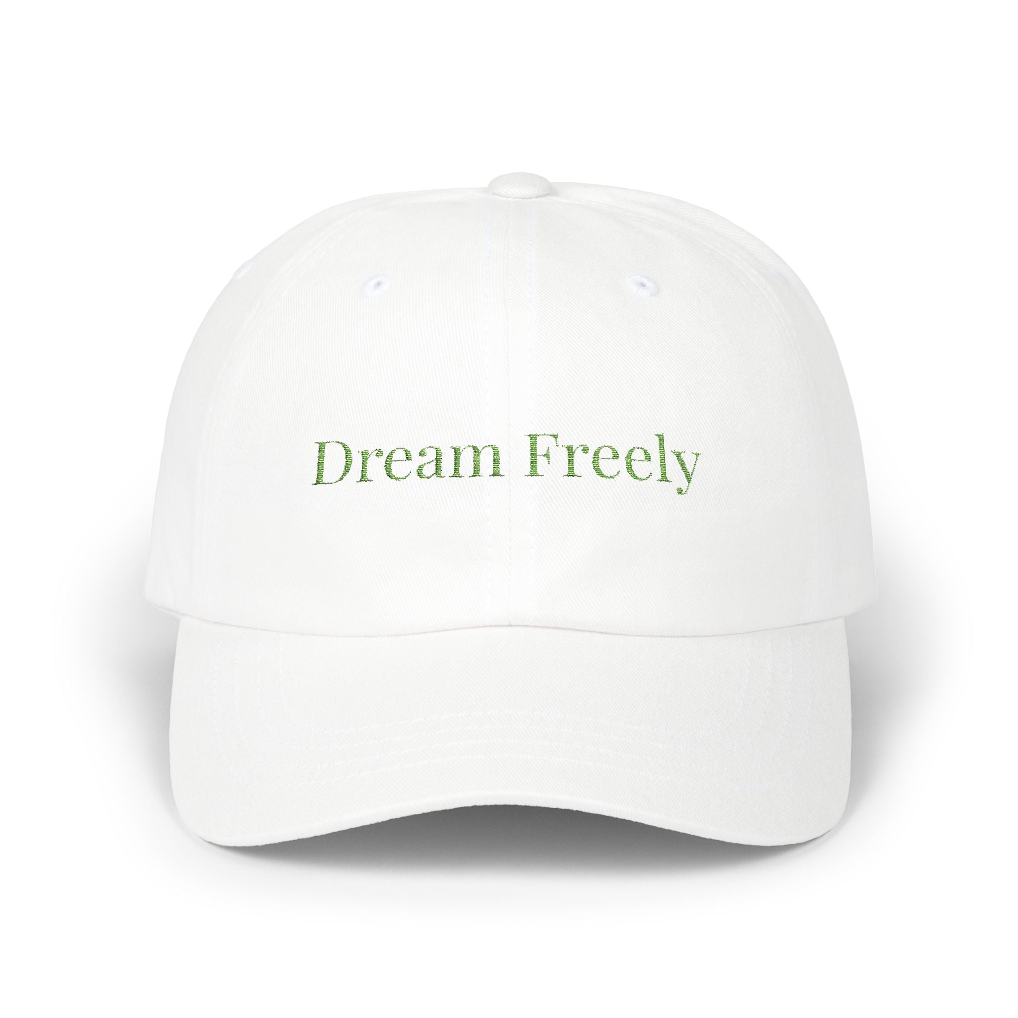 Dream Freely Baseball Cap, Inspirational Cap, Adjustable Baseball Hat, Fashionable Headwear