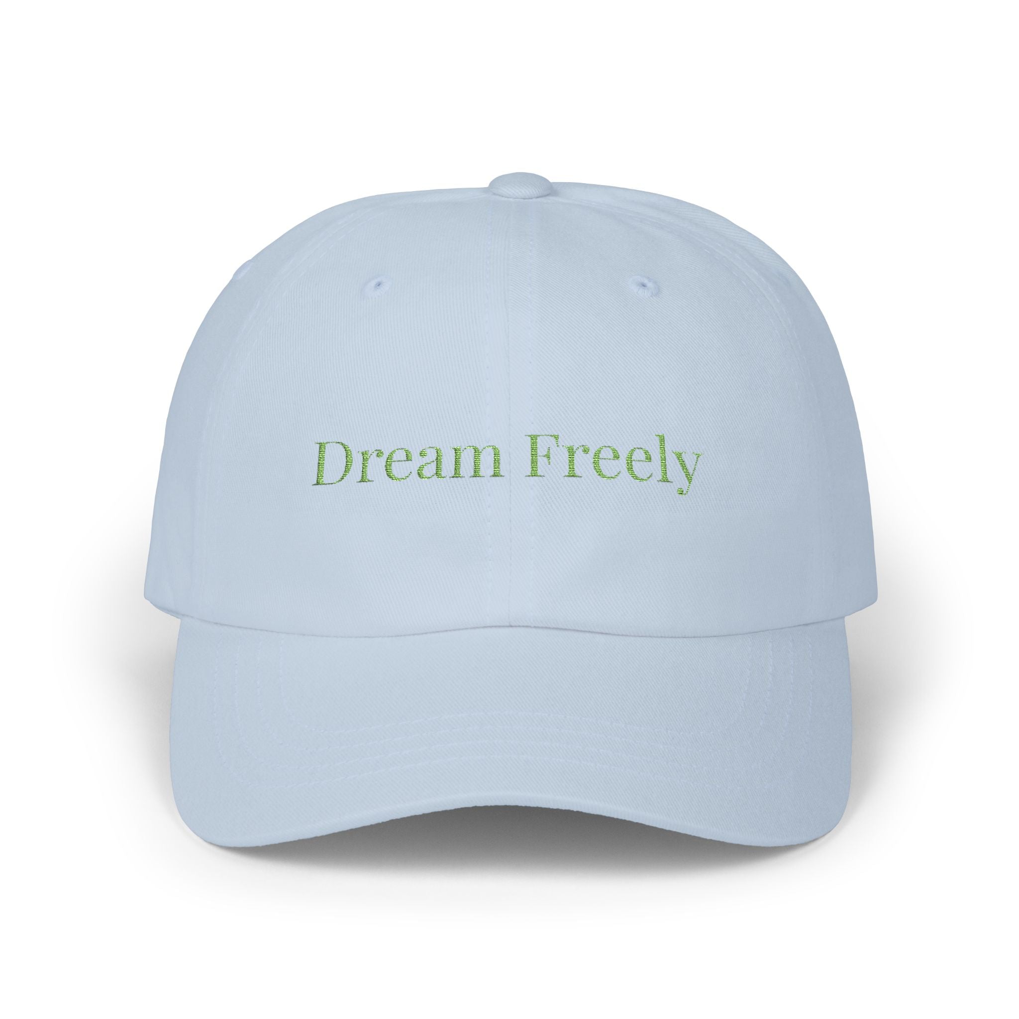 Dream Freely Baseball Cap, Inspirational Cap, Adjustable Baseball Hat, Fashionable Headwear