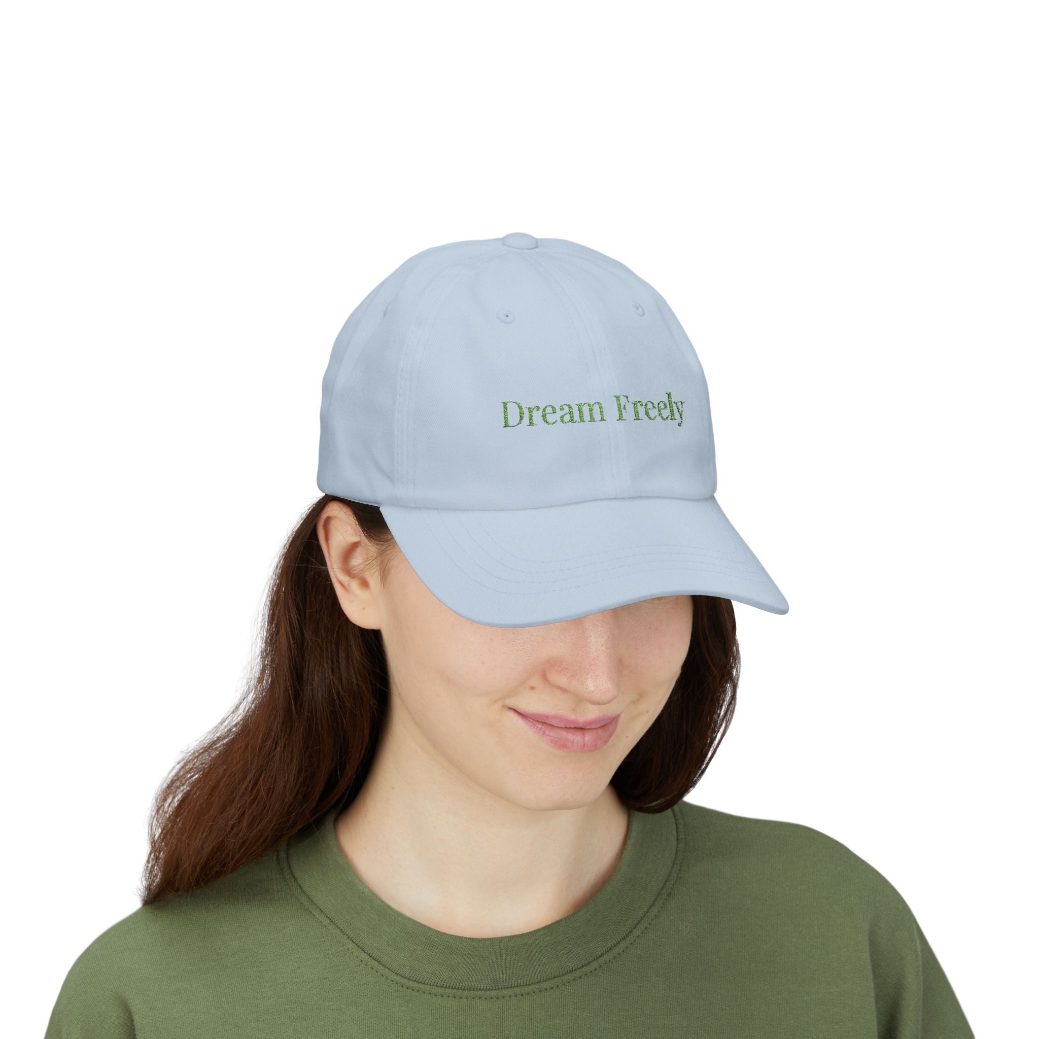 Dream Freely Baseball Cap, Inspirational Cap, Adjustable Baseball Hat, Fashionable Headwear