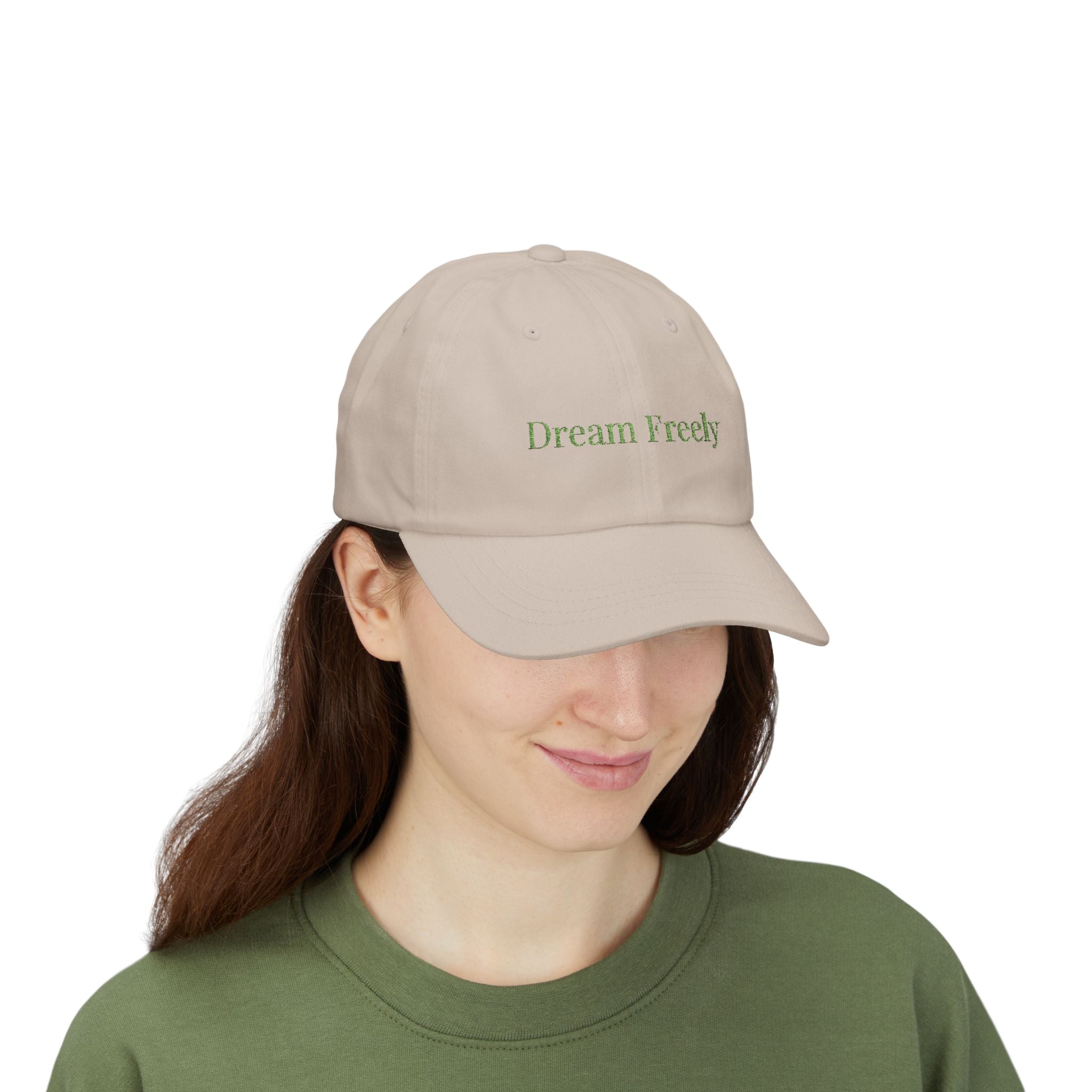 Dream Freely Baseball Cap, Inspirational Cap, Adjustable Baseball Hat, Fashionable Headwear