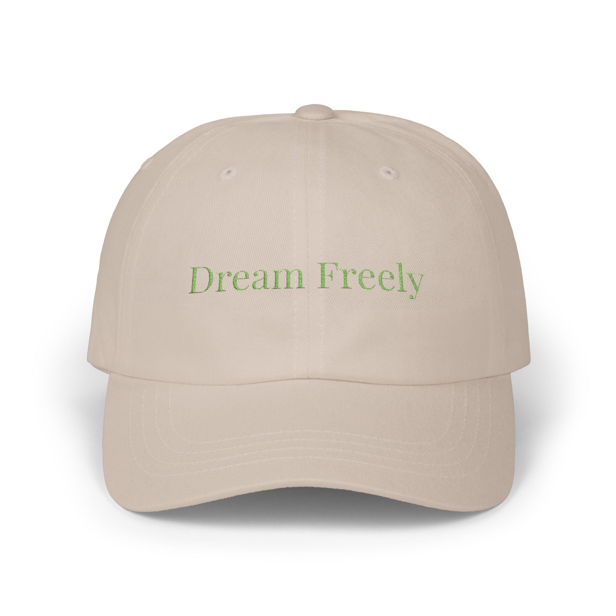 Dream Freely Baseball Cap, Inspirational Cap, Adjustable Baseball Hat, Fashionable Headwear