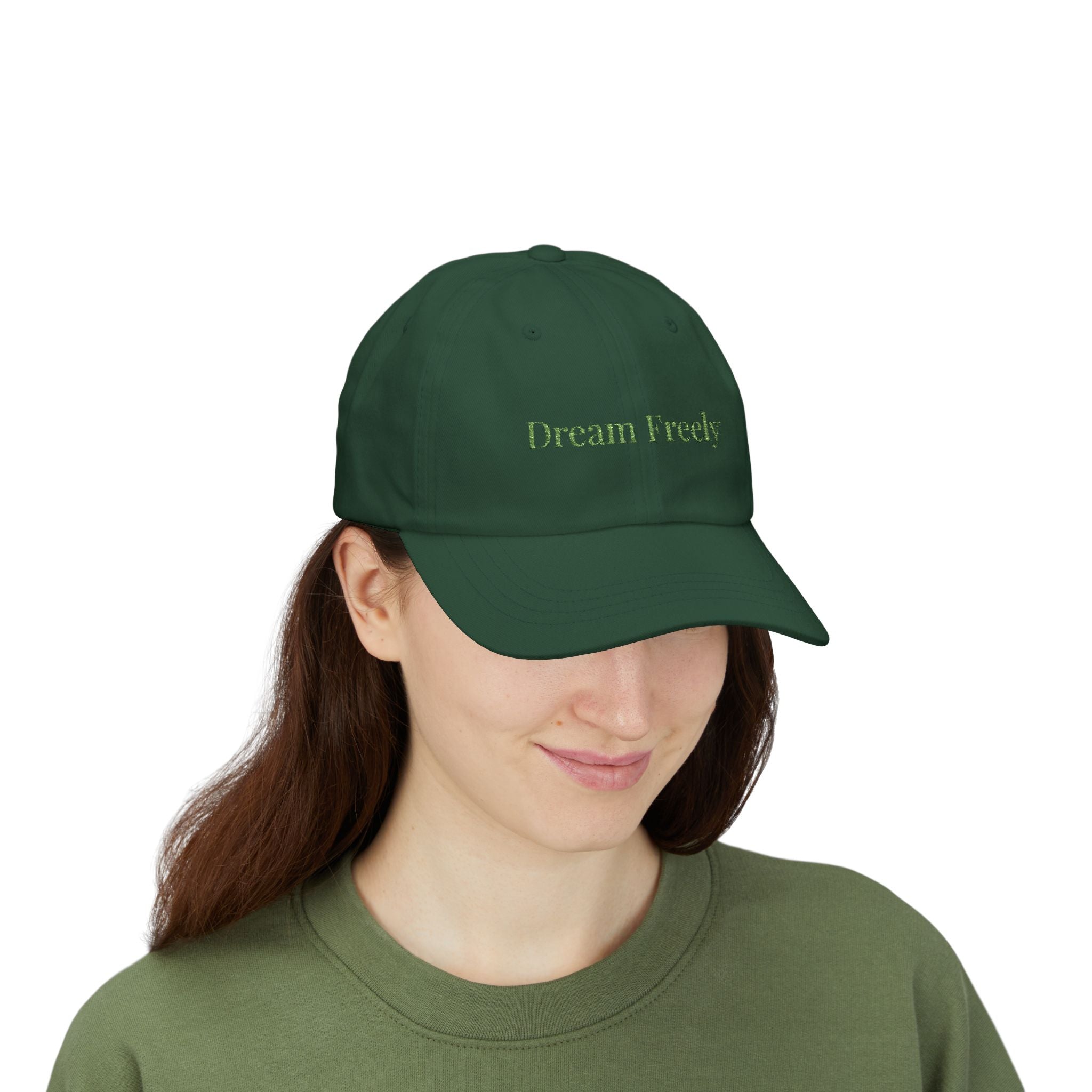 Dream Freely Baseball Cap, Inspirational Cap, Adjustable Baseball Hat, Fashionable Headwear