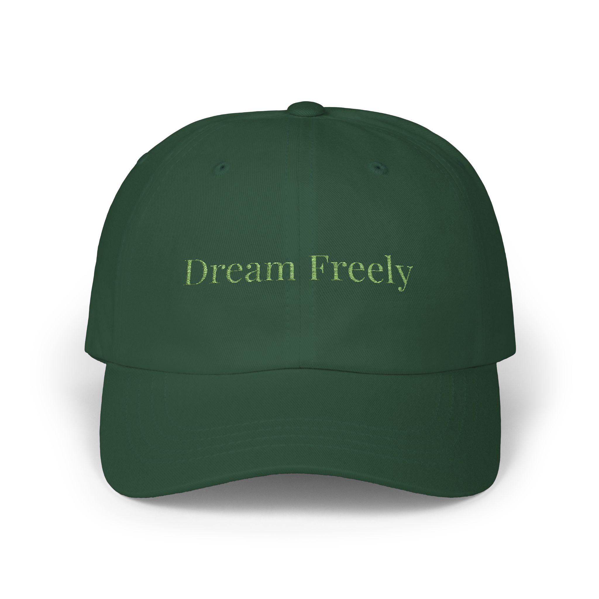 Dream Freely Baseball Cap, Inspirational Cap, Adjustable Baseball Hat, Fashionable Headwear