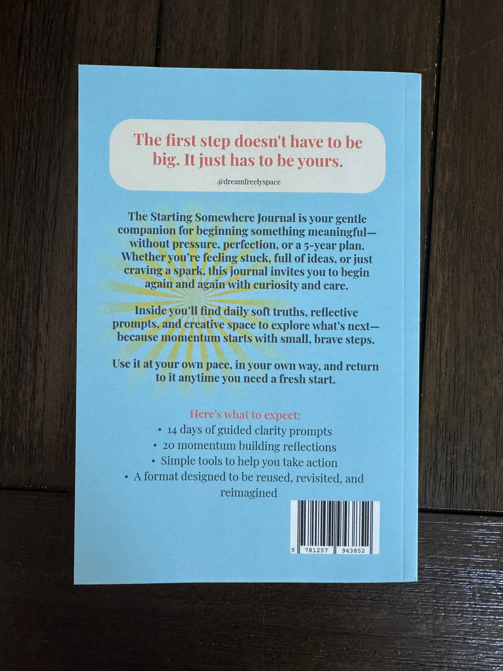 The Starting Somewhere Journal