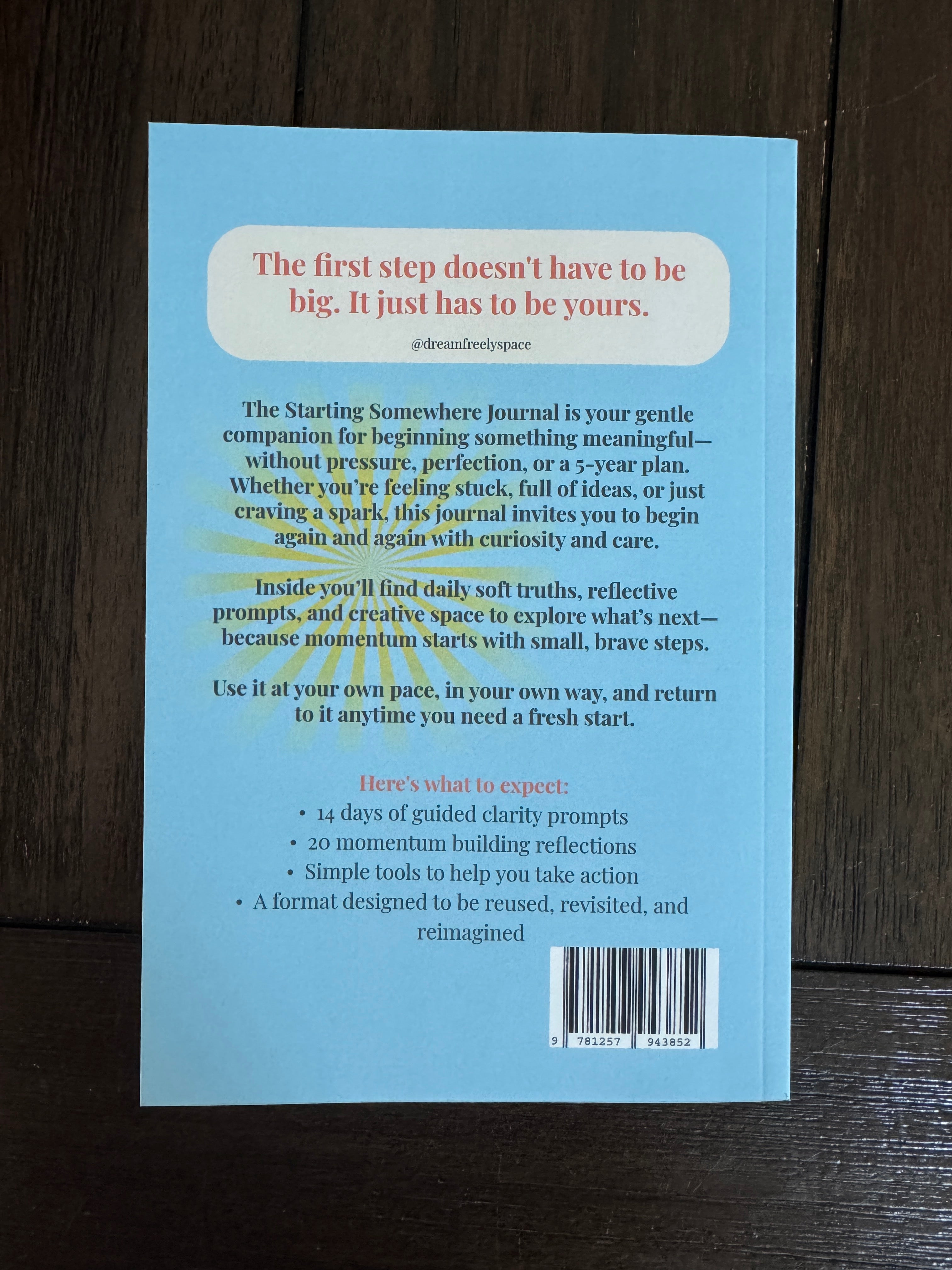 The Starting Somewhere Journal